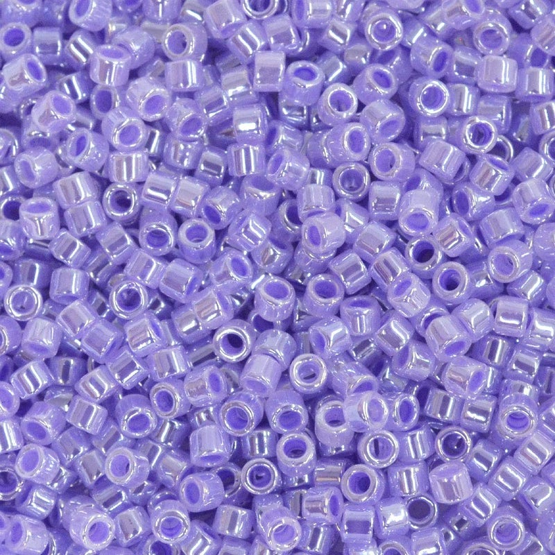 Miyuki Delica Beads, Lt Purple Ceylon - Image 1